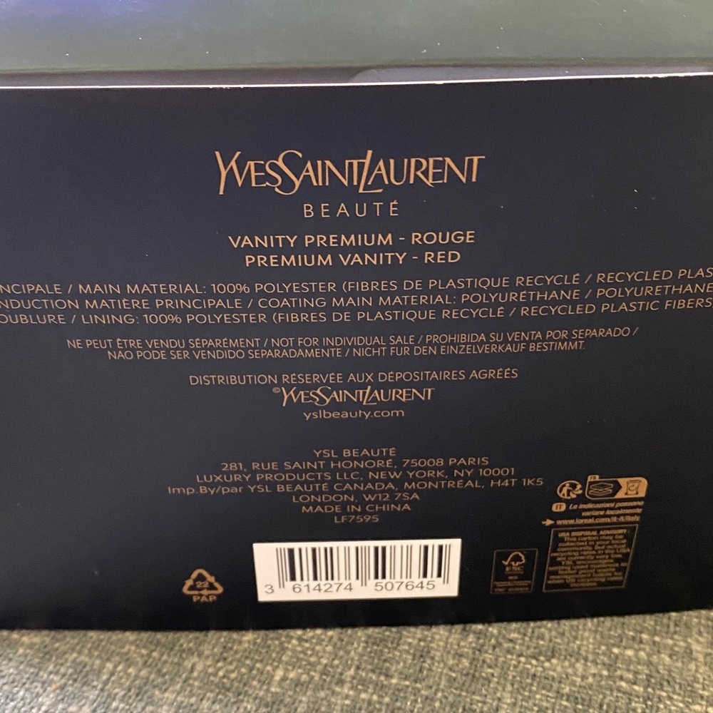 YSL Red Quilted Vanity Case - Picture 10 of 10